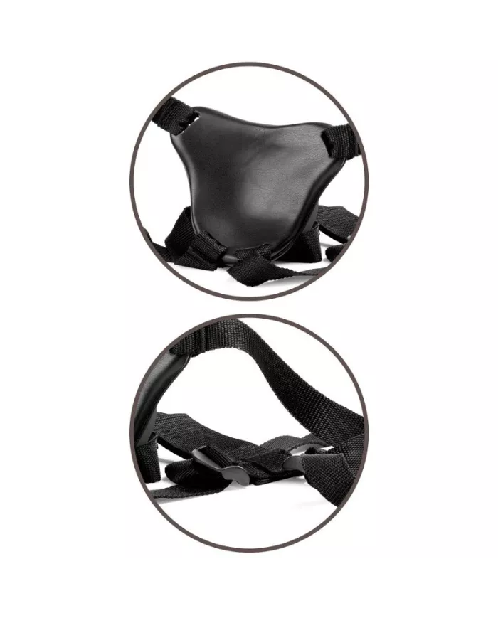 KING COCK - ELITE KIT HARNAIS RÉGLABLE DELUXE ANNEAU AVEC TESTICULES & GODE 20.3 CM KING COCK - ELITE KIT HARNAIS RÉGLABLE DELUXE ANNEAU AVEC TESTICULES & GODE 20.3 CM