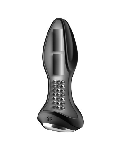 SATISFYER - APPLICATION DE PLUG VIBRANT ROTATOR PLUG 2+ NOIR