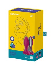 SATISFYER - APPLICATION DE PLUG VIBRANT ROTATOR PLUG 2+ NOIR