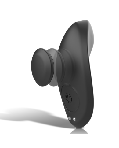 BLACK&SILVER - CULOTTE VIBRANTE RECHARGEABLE EN SILICONE PRESTON NOIRE