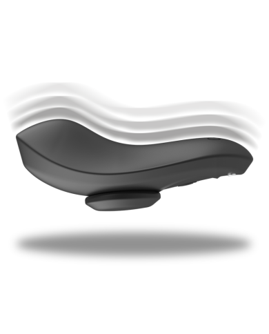 BLACK&SILVER - CULOTTE VIBRANTE RECHARGEABLE EN SILICONE PRESTON NOIRE