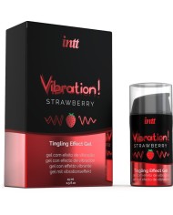 INTT - PUISSANT STIMULANT INTIME GEL VIBRANT LIQUIDE FRAISE 15 ML
