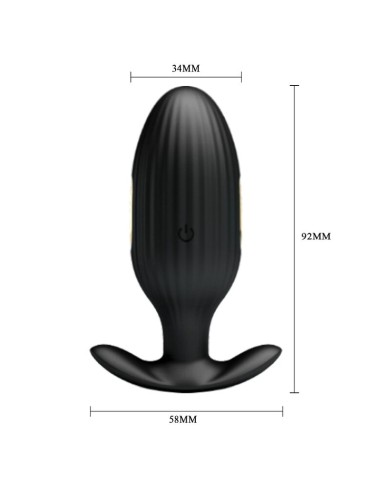 PRETTY LOVE - PLUG ANAL CONTRÔLÉ PAR APPLICATION JEFFERSON NOIR
