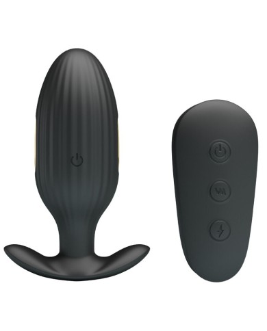 PRETTY LOVE - VIBRATEUR ANAL RECHARGEABLE KELLY PLUG NOIR