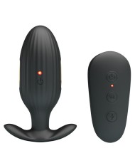 PRETTY LOVE - VIBRATEUR ANAL RECHARGEABLE KELLY PLUG NOIR