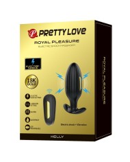 PRETTY LOVE - VIBRATEUR ANAL RECHARGEABLE KELLY PLUG NOIR