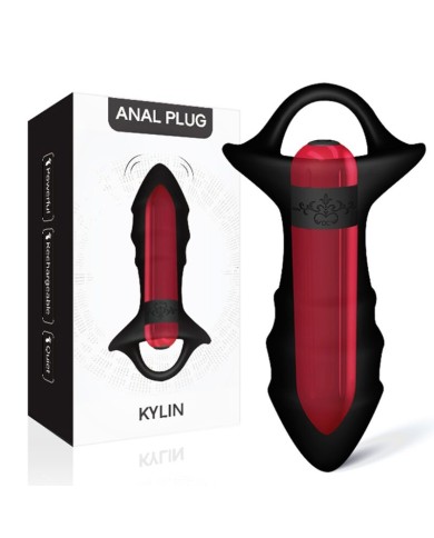 ARMONY - VIBRATEUR À DOIGTS KYLIN ET TÉLÉCOMMANDE DE PLUG ANAL NOIR