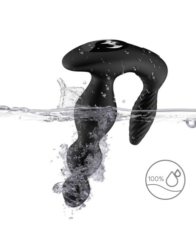ARMONY - MANFUN VIBRATEUR & STIMULATEUR ANAL PLUG TÉLÉCOMMANDE NOIR