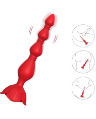ARMONY - VIBRATEUR ROSE PAGODE & PLUG ANAL ROUGE
