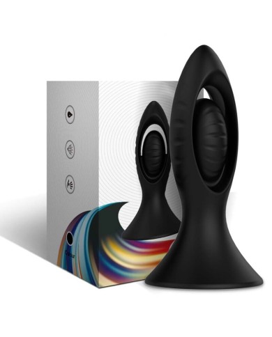 ARMONY - VIBRATEUR & PLUG ANAL SILICONE NOIR