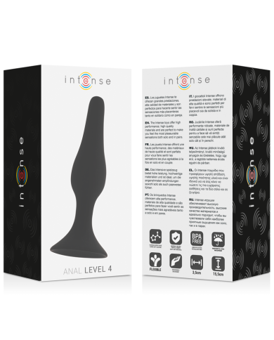 INTENSE - ANAL NIVEAU 4 15,5CM NOIR