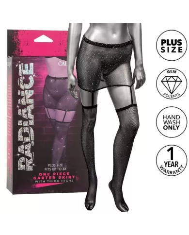 CALEXOTICS - RADIANCE JUPE JARRETIÈRES CUISSES GRANDE TAILLE