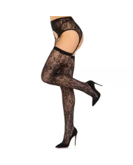 LEG AVENUE - CUISSES DENTELLES & JARRETELLES NOIR LEG AVENUE - CUISSES DENTELLES & JARRETELLES NOIR