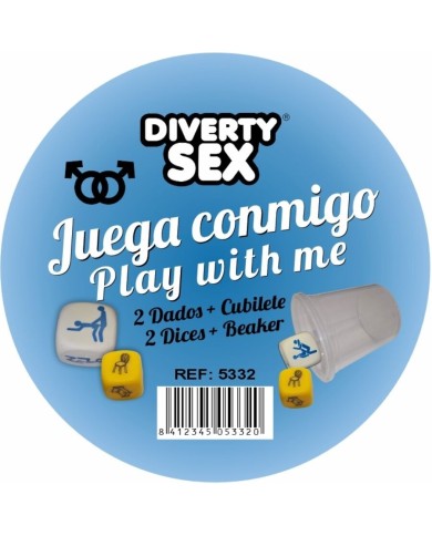 DIABLO PICANTE - JEU DE DÉS PLACE + POSITIONS POUR HOMMES AVEC COUPE