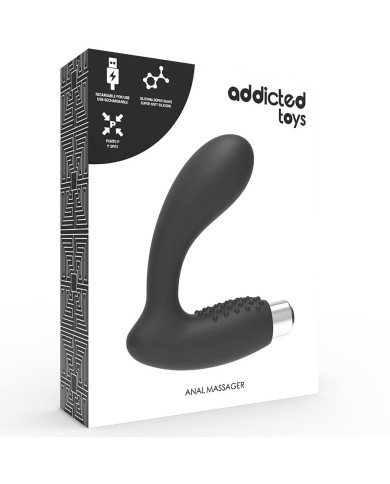 ADDICTED TOYS - VIBRATEUR PROSTATIQUE RECHARGEABLE MODÈLE 5 - NOIR