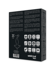 ADDICTED TOYS - MASSEUR ANAL AVEC VIBRATION NOIRE MODÈLE 1