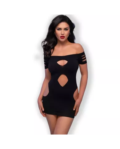 CHILIROSE - ROBE CR 4671 NOIR S/M