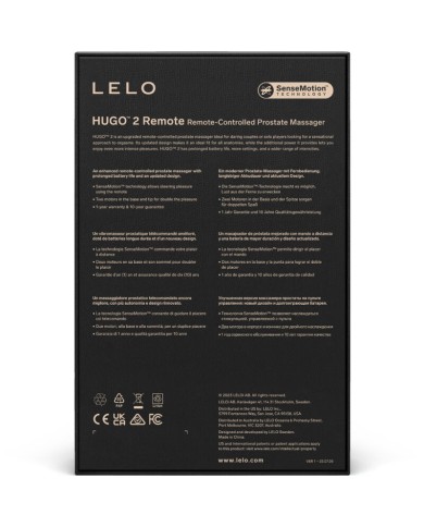 LELO - MASSEUR DE PROSTATE TÉLÉCOMMANDE HUGO 2 VERT VERT