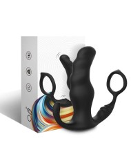 ARMONY - KNIGHT VIBRATEUR ANAL PROSTATE & ANNEAU TÉLÉCOMMANDE NOIR