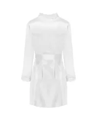 LIVCO CORSETTI FASHION - JACQUELINE LC 90249 ROBE DE CHAMBRE + CHEMISE + CULOTTE ECRU S/M