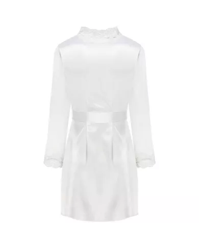 LIVCO CORSETTI FASHION - JACQUELINE LC 90249 ROBE DE CHAMBRE + CHEMISE + CULOTTE ECRU L/XL