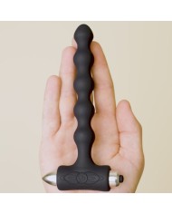 ROCKS-OFF - PETITE SENSATIONS PERLES ANAL PLUG VIBRATEUR NOIR