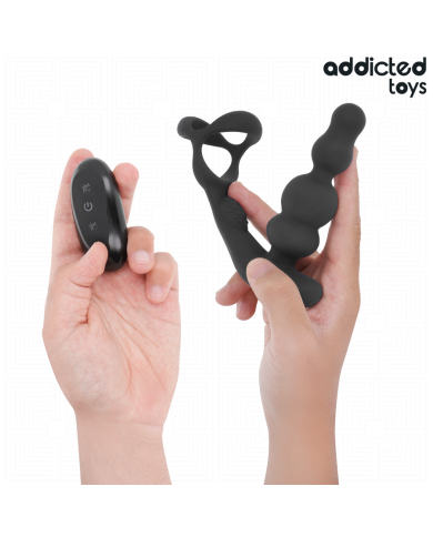 ADDICTED TOYS - MASSEUR DE PROSTATE ROTATIF À TÉLÉCOMMANDE
