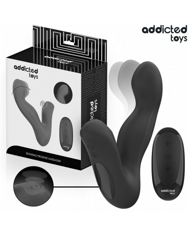 ADDICTED TOYS - MASSEUR DE PROSTATE OSCILLANT AVEC MODE PULSATION ET TÉLÉCOMMANDE