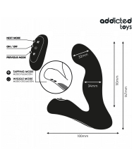 ADDICTED TOYS - MASSEUR DE PROSTATE OSCILLANT AVEC MODE PULSATION ET TÉLÉCOMMANDE