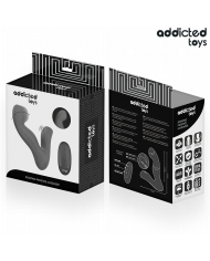 ADDICTED TOYS - MASSEUR DE PROSTATE OSCILLANT AVEC MODE PULSATION ET TÉLÉCOMMANDE