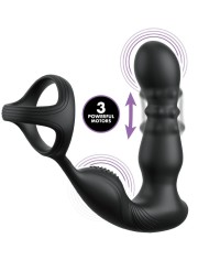 ANAL FANTASY ELITE COLLECTION - ANNEAU ANAL VIBRANT ET MASSEUR AVEC TÉLÉCOMMANDE