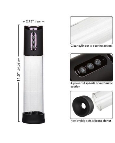 CALEXOTICS - POMPE D'ASPIRATION PEAK 4 VITESSES NOIRE