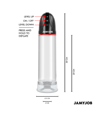JAMYJOB - POMPE AUTOMATIQUE XPAND 3 NIVEAUX D'ASPIRATION GRIS