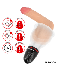 JAMYJOB - XPAND LITE POMPE À TESTICULES AUTOMATIQUE 3 NIVEAUX D'ASPIRATION GRIS