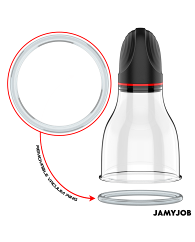 JAMYJOB - XPAND LITE POMPE À TESTICULES AUTOMATIQUE 3 NIVEAUX D'ASPIRATION GRIS