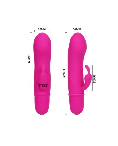 PRETTY LOVE - FLIRTATION VIBRATEUR AVEC LAPIN CÉSAR