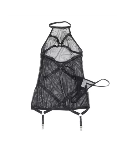 SUBLLIME - ROBE TRANSPARENTE  DOS LIQUIDE NOIR S/M