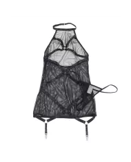 SUBLLIME - ROBE TRANSPARENTE  DOS LIQUIDE NOIR S/M SUBLLIME - ROBE TRANSPARENTE  DOS LIQUIDE NOIR S/M