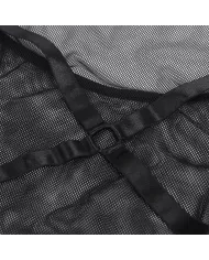 SUBLLIME - ROBE TRANSPARENTE  COL DOS NOIR L/XL SUBLLIME - ROBE TRANSPARENTE  COL DOS NOIR L/XL