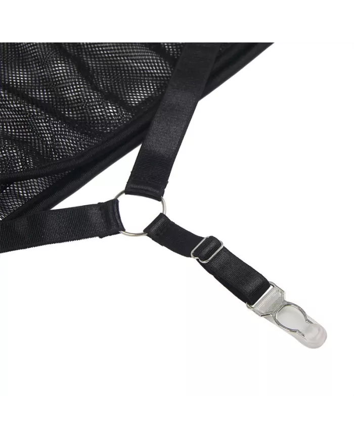 SUBLLIME - ROBE TRANSPARENTE  COL DOS NOIR L/XL SUBLLIME - ROBE TRANSPARENTE  COL DOS NOIR L/XL