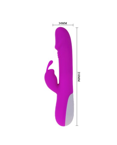 PRETTY LOVE - FLIRTATION VIBRATEUR ROBERT AVEC STIMULATEUR DE CLITORIS