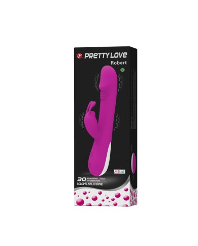 PRETTY LOVE - FLIRTATION VIBRATEUR ROBERT AVEC STIMULATEUR DE CLITORIS