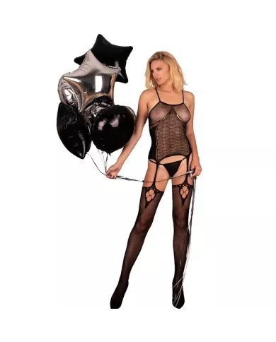 LIVCO CORSETTI FASHION - BODYSTOCKING AMRIN NOIR TAILLE UNIQUE