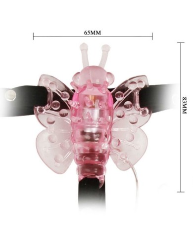 BAILE - HARNAIS AVEC PAPILLON VIBRANT MULTIVITESSES