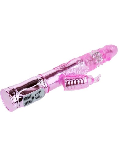 BAILE - VIBRATEUR RECHARGEABLE AVEC STIMULATEUR DE PAPILLON ROTATION ET THROBBING