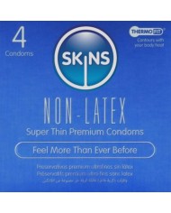 SKINS - LOT DE 4 PRÉSERVATIFS SANS LATEX