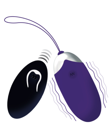 INTENSE - OEUF VIBRANT FLIPPY II AVEC TÉLÉCOMMANDE VIOLET
