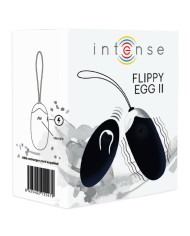 INTENSE - OEUF VIBRANT FLIPPY II AVEC TÉLÉCOMMANDE NOIR