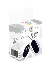 INTENSE - OEUF VIBRANT FLIPPY I AVEC TÉLÉCOMMANDE NOIR