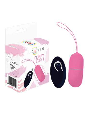 INTENSE - OEUF VIBRANT FLIPPY I AVEC TÉLÉCOMMANDE ROSE